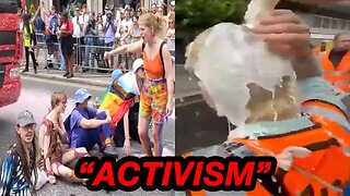 Climate activists clash with Pride parade