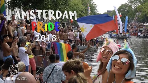 Love Wins in Amsterdam Pride Parade 2018 (Canal Parade, Netherlands) - VLOG 24