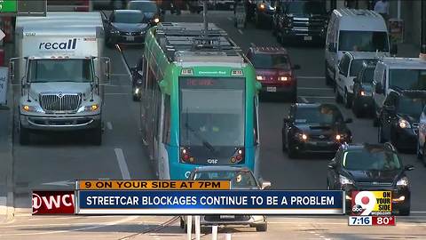 Streetcar blockages still a problem