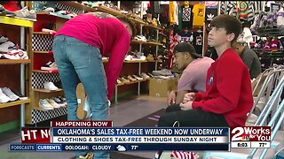Oklahoma's Sales Tax-free weekend now underway