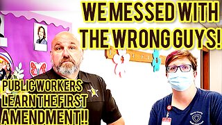 PUBLIC HEALTH WORKERS CALL POLICE ON US! DID YOU JUST GO IN MY OFFICE?! 1ST AMENDMENT AUDIT FAIL!!