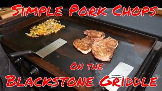 Blackstone 36" Griddle Pork Chops and Veggies