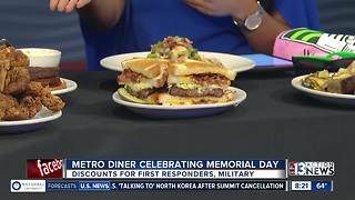 Metro Diner offering discounts for first responders, military on Memorial Day