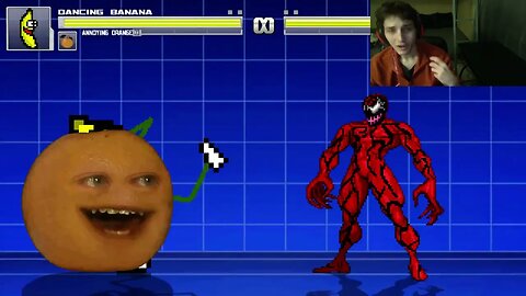 Fruit Characters (Annoying Orange And Dancing Banana) VS Carnage In An Epic Battle In MUGEN