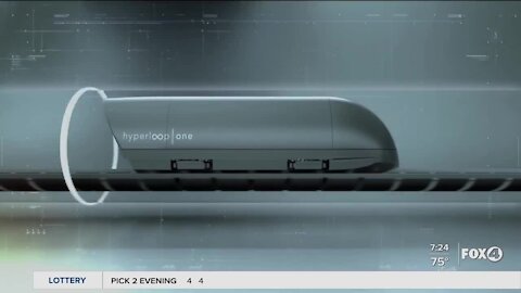 First ride on Hyperloop high speed transportation
