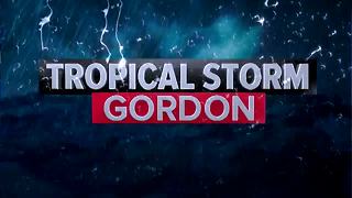 Tropical Storm Gordon is moving quickly across the Eastern Gulf of Mexico