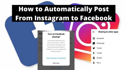 How to Automatically Post From Instagram to Facebook