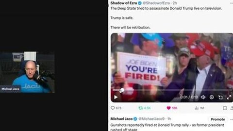 TRUMP ASSASSINATION ATTEMPT HAS MANY RED FLAGS EYES WIDE OPEN. (MICHAEL JACO)