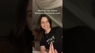 When He Says Selena Gomez Is His Celebrity Crush Video By Prettypubes #Shorts