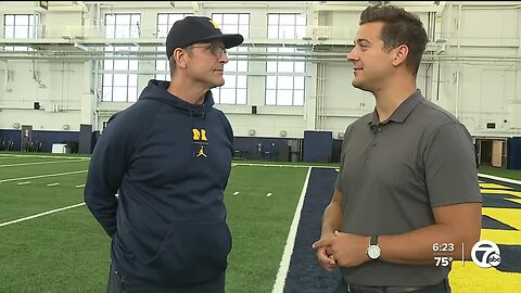 Jim Harbaugh talks suspension, lofty goals for Michigan in 2023 one-on-one with Brad Galli