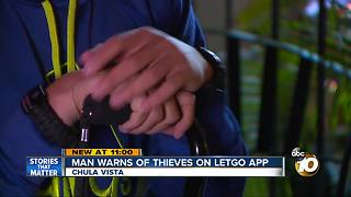 Man warns of thieves on Letgo app