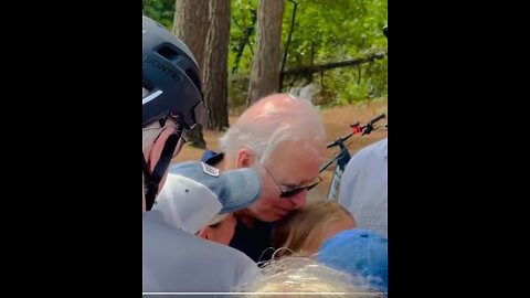 Sicko Biden SNIFFS another young girl's hair