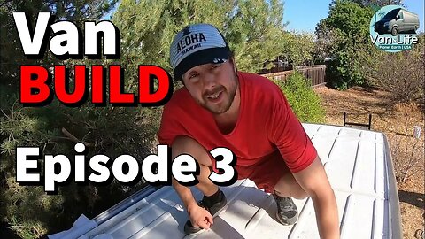We started building our van... from the roof! | Van & Life - The Build Episode 3