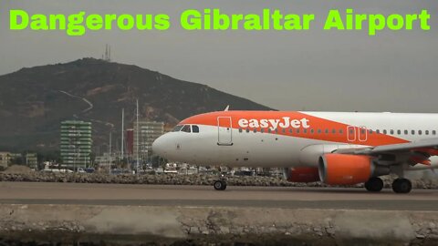 easyJet Taxi to Terminal after Landing at Gibraltar Airport