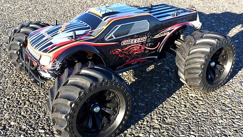 Bashing with Two JLB Racing Cheetah Brushless RC Monster Trucks