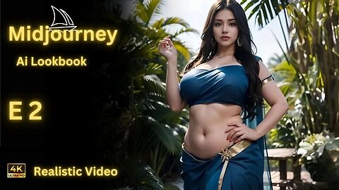 [4K] AI ART indian Lookbook Model Al Art video