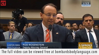 Watch: Body Language Expert Savages Rosenstein: He’s ‘My Favorite Kind of Liar’