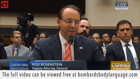 Watch: Body Language Expert Savages Rosenstein: He’s ‘My Favorite Kind of Liar’