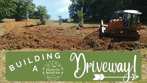 Building a Driveway! | Bulldozer at Work