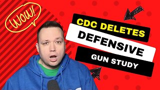 CDC Deletes Defensives Gun Uses