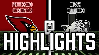 Pottsboro Cardinals at Howe Bulldogs Highlights, 9/24/2021