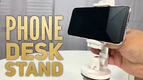 Foldable Desk Phone Holder with Suction Cup by Kicoeon Review