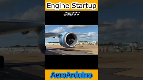 Watch Fast #Boeing #B777 Engine Startup #Aviation #Fly #AeroArduino