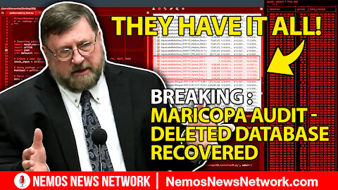 BREAKING : Maricopa audit - Deleted database recovered. They have it all!