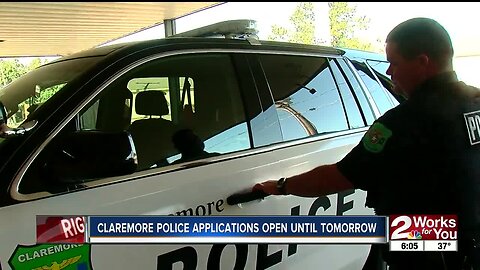Claremore police applications open until tomorrow