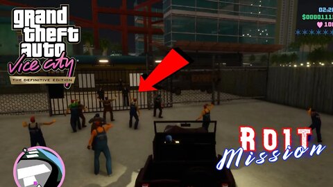 How to clear RIOT mission in GTA Vice city Definitive Edition | Riot - GTA Vice City