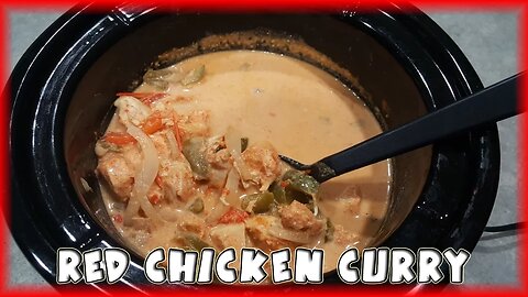 Slow Cooker Red Chicken Curry