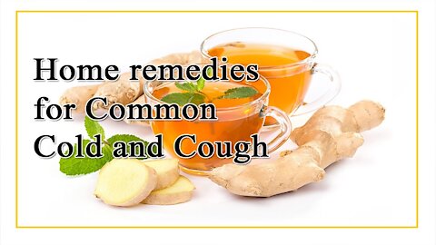 18 Natural Home Remedy Treatment For Cold And Cough