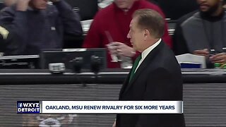 Oakland, Michigan State renew rivalry with six-year deal including Little Caesars Arena dates