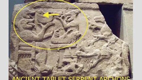 Ancient Carving Uncovered - Giant Serpent Beings Eating Humans - Predates Bible