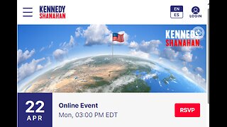 B KENNEDY EARTH DAY WEB FUNDRAISING EVENT CONTINUES CENSURING BOBBY IS NOT ENVIRONMENTAL