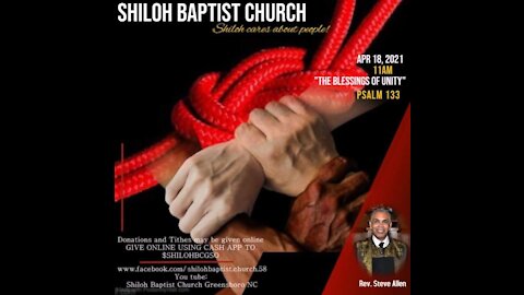 Shiloh Baptist Church of Greensboro, NC Worship Service April 18,2021