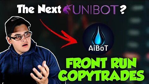 IS THIS THE NEXT UNIBOT?? Snipe / Frontrun CopyTrades/ Speed/ Simplicity - AI BOT (Real Revenue)