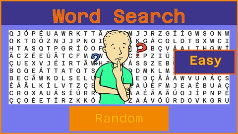 Word Search - Challenge 09/07/2022 - Easy - Random