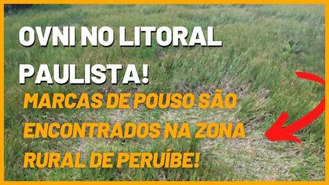 Pouso de óvni registrado no Litoral Paulista!