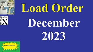 Fallout 4 - Load Order - December 2023