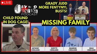 Live: Missing MI Family Dad's 911 call, Grady Judd more BUSTS, and NC CHILD found in DOG CAGE!?