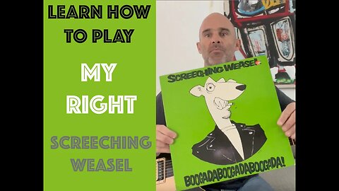 How to play MY RIGHT on Guitar lesson! [Screeching Weasel]