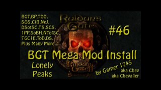 Let's Play Baldur's Gate Trilogy Mega Mod Part 46 - Lonely Peaks