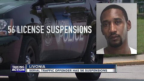 Serial traffic offender has 56 suspensions