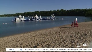 Lake Olathe Park opens sprayground, swim beach Friday