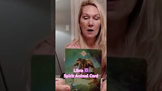 Libra ♎️ spirit animal card #libra #oraclecards