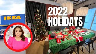 IKEA Decked Out for Christmas! 🎄 2022 Holiday Shop With Me