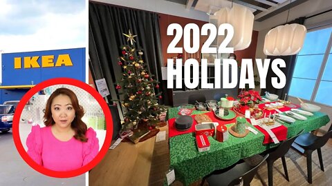 IKEA Decked Out for Christmas! 🎄 2022 Holiday Shop With Me