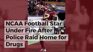 NCAA Football Star Under Fire After Police Raid Home for Drugs