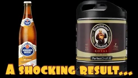 Schneider Weisse Tap 7 Original Hefe Beer 5.4% VS Perfectdraft Pro Franziskaner Royal 6.0% ABV